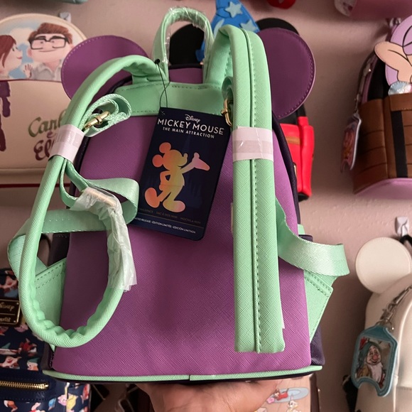 Loungefly Disney Parks Mickey Mouse Mini Backpack Exclusive - Picture 2 of 2
